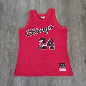 Mitchell & Ness Lollapalooza 2024 Chicago Bulls Jersey Mens Size Medium